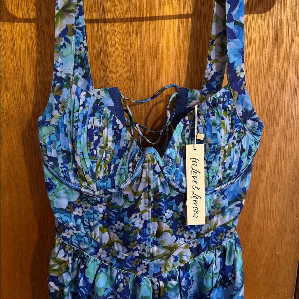 For Love & Lemons Astor Midi Dress - Picture 6 of 6